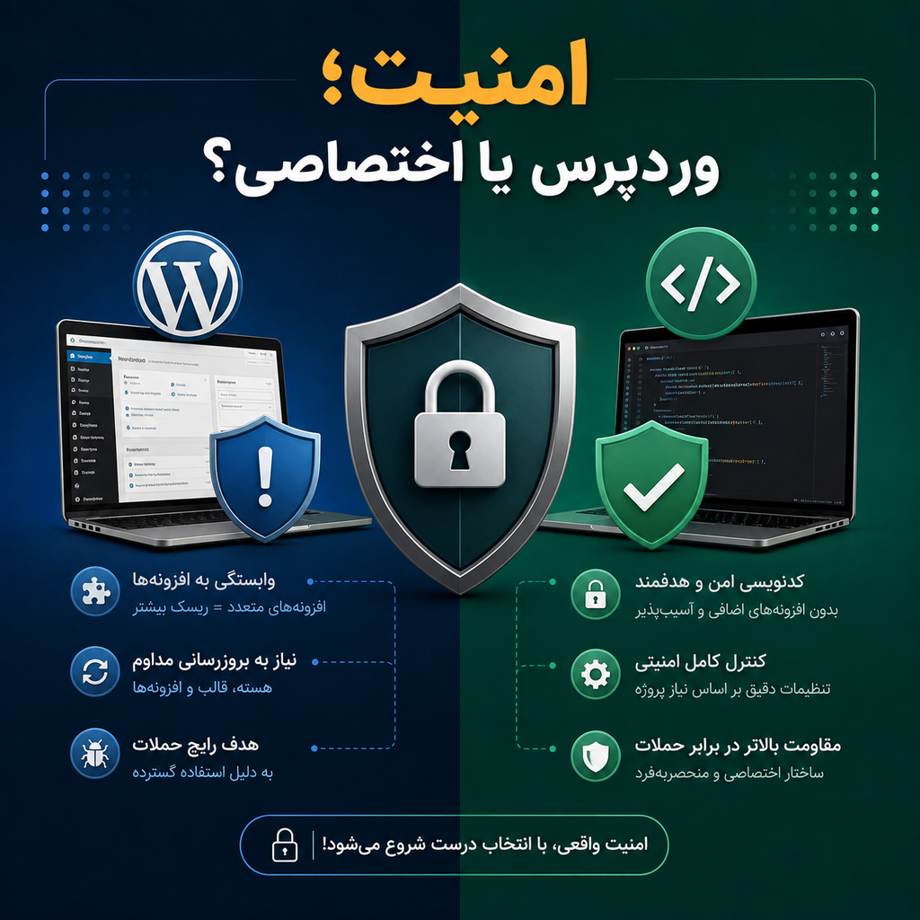 طراحی سایت با وردپرس یا اختصاصی
